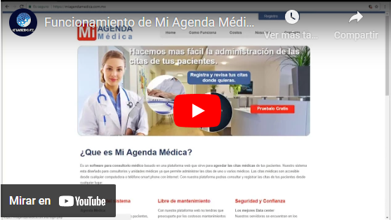 Video demostrativo de Mi Agenda Médica